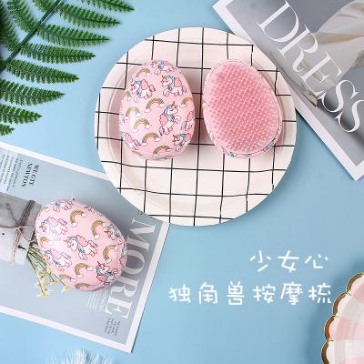 China Design hair comb Wholsale sorrows cabello rainbow unicorn hair combs ninas cabello sorrows for sale