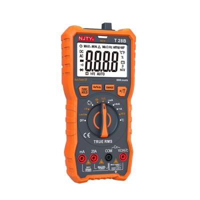 China Genuine Professional RMS Multimetro New Generation 1000V Ohm Capacitance HZ DC NCV Smart Multimetro Tester T28B for sale