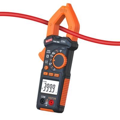 China Mini Auto Clamp Meter AC DC Voltage Gauge Multi Digital Clamp Meter 208C for sale