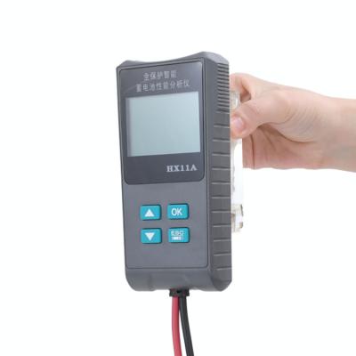 China HX11A Multifunctional Car Battery Analyzer Tester 12v/24v Battery Conductivity Tester For All Laptop Batteries 152*79*27mm for sale