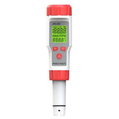 China High Accuracy 4 in 1 TDS/EC/PH/Temperature Meter Swimming Pool Water Tester for Drinking Water Aquariums 183*39*39mm for sale