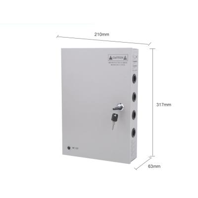 China Industrial CCTV Camera CCTV POWER SUPPLY BOX 12V 30A 18CH For Access Security for sale