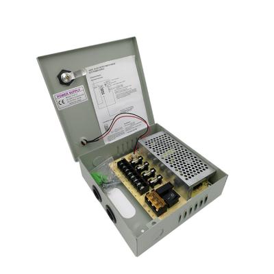 China CCTV Camera 12V 5A 4 Channel CCTV POWER SUPPLY BOX for sale