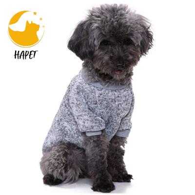 China Sustainable Pet Clothes Sweater For Dogs Winter Warm Soft Sweater Dog Clothes for sale