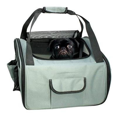 China Pet Car Ride Accessories Dog Booster Stored Seat And Travel Carrier Bag for sale