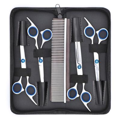 China Sustainable Dog Grooming Scissors Set Thinning Shears For Grooming Pet Grooming Shears for sale