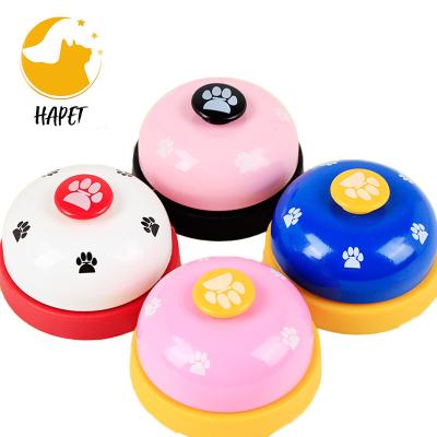 China Sustainable Pet Training Bells Dog Bell Desk Cat Potty Training Interactive Toys Pet Training Pressing Bells Pet Toy for sale