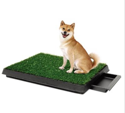 China Sustainable Outdoor Dog Toilet Grass Mat Eco - Friendly Deep Clean Grass for sale