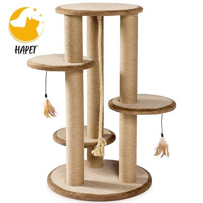 China Viable Tree Scratcher Toy Cat Scratcher Tower from Cat Climbing Tree Sturdy Cat for sale