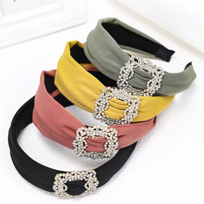 China Wholesale Fashion Women Stylish Baroque Elegant Crystal Hair Bands Head Decoration for sale