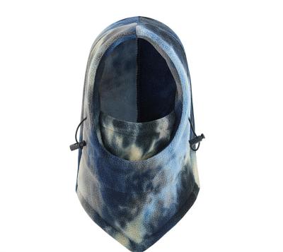 China Keep Warm Autumn And Cold Proof Warm Winter Fleece Tie Dye Outdoor Headgear Riding Neck Protection Hat Fleece Ski Bandanas for sale