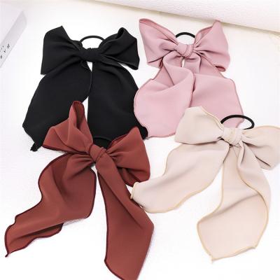 China Fashion Custom New Design Elastic Bow Hair Bands For Women Girls Hair Accessories for sale