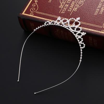 China Wholesale Hot Selling Korea Crystal Princess Crown Fashion Luxury Baby and Children's Hair Crown Hair Crown For Baby for sale