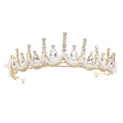 China Jewelry Tiara Wedding Hair Crown Bridal Fashion Hair Accessories Headbands for sale