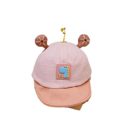 China Imitate the new 2021 animal baby spring and autumn thin Korean version of the boy girl super cute baseball cap for sale