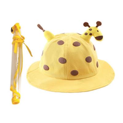 China Imitate China Factory Direct Sale Animal Giraffe Animal Shape Baby Kids Protect Hat for sale