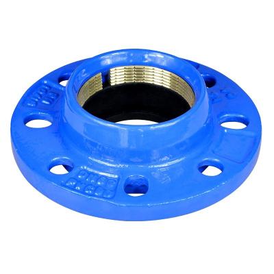 China EPDM+cast iron pe flange adapter for sale