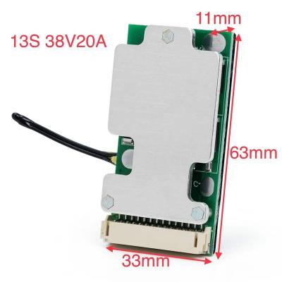 China LI-ION BATTERY JOYDO 13S 48V BMS 20A Protection Board Material BMS Li-ion E-Bike for sale