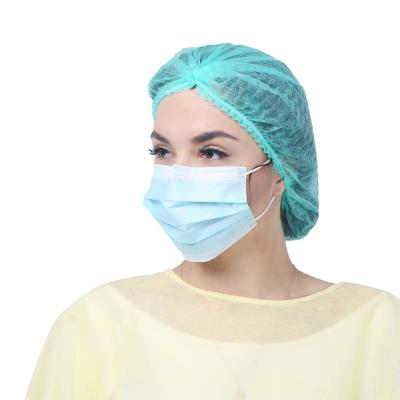 China Blue Medical Non Woven Earloop Type II R Disposable 3 Ply Face Mask for sale