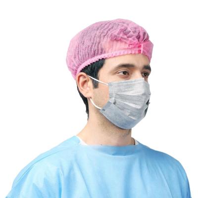 China Elastic Disposable Carbon Side Masks 4 Layer Activated Carbon Filter Face Mask for sale