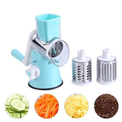 China New deisgn viable handheld rotary slicers for vegetable cheese shredder shredder Veggie Mandoline Slicer Cleaver for sale