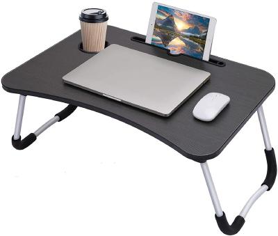 China (Size) Adjustable Foldable Laptop Table, Portable Bed Tray Table, Lap Standing Desk, Notebook Laptop Stand Reading Stand Breakfast Serving Bed for sale