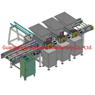 China Quick Pastry Depositor Machine , Confectionery Muffin Cake Making Machine for sale