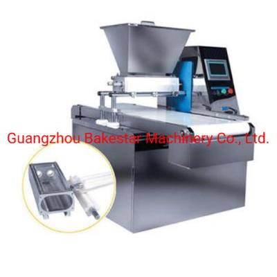 China Depositante automático de alta velocidade do enchimento do bolo do queque do queque da panqueca da máquina da fabricação de biscoitos do cortador das cookies à venda