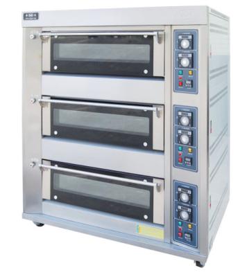 China Commercial Rotary Pizza Oven 64 Trays Hot Air Gas Rotary Oven for sale