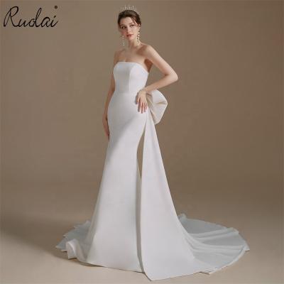 China Ruolai Breathable QD06109 Sleeveless With Different Styles Wedding Dress Mermaid Wedding Dress Wearing Bridal Dress for sale