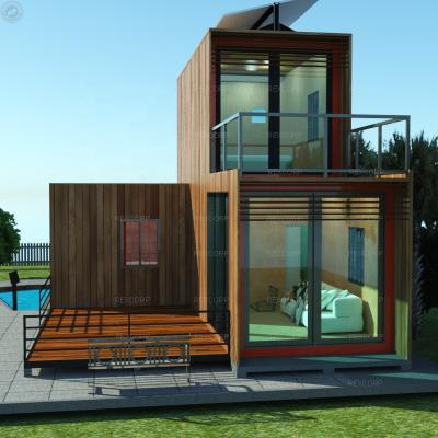 China Modern Prefab Luxury Well Insulated Modern Container House For Living Container Solar House For Sale for sale