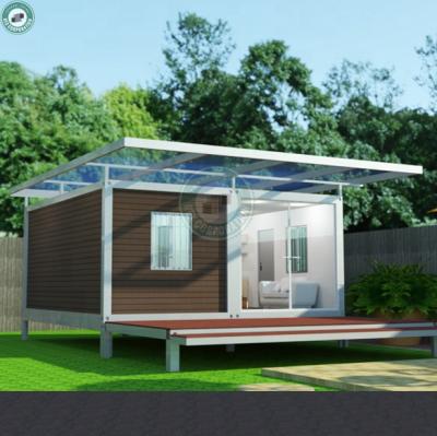 China Modern 48sqm Made in China Self Supporting Container Living Room Flatpack Container Farm Cabin House with Bath and Kitchen for sale