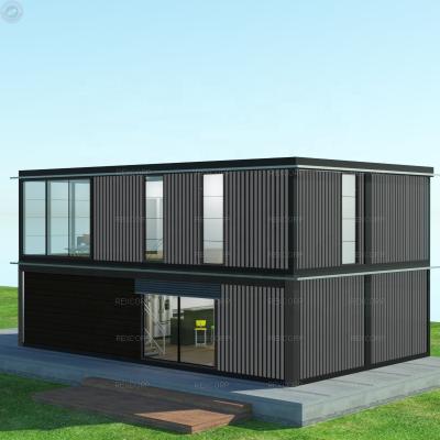 China 5 Bedroom Modular Modern Shipping Container Home Family Modular Freestanding Build 40ft for sale