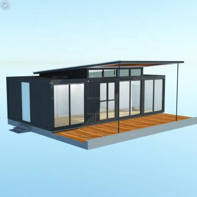 China Modern 20ft Modular Shipping Container Office Malaysia Container Office Building Modular Sales Center Construction for sale