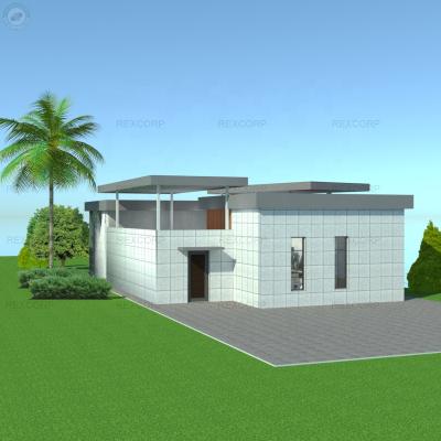 China New Modern Luxury 278sqm Prefab House In Vietnam Full Furnished 2 Bedroom Prefab House For Living for sale