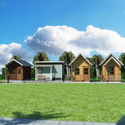 China With Steel Frame Cheap Terrace Kit Home Cabins With Terrace For Rent Green Farm House Small Kit Homes In Australia for sale