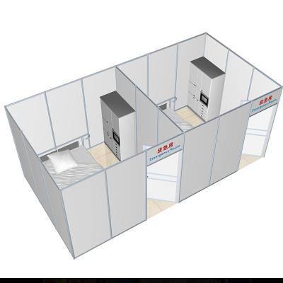 China China Aluminum Fast Setup Modular Medical Hospital Quarantine Room Isolation for sale