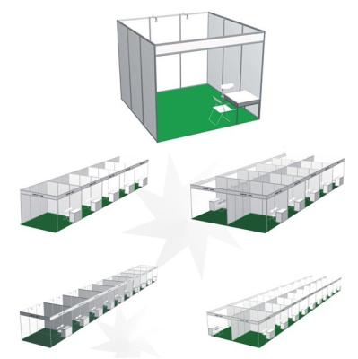 China XINMIAOSYSTEM 3X3 Shell Scheme Stand Manufactory In China,Standard Exhibit Booth for sale