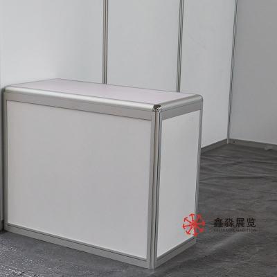 China Counters of exhibition booth, counters for tradeshow stand, folding portable counter folded free of tool en venta