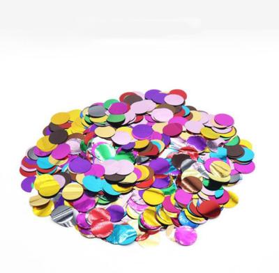 China High Quality Shiny Heat Resistance Loose Sequins Round Big Laser Colorful Luminous Transparent Multicolor Sequins For Nail Art Garment for sale