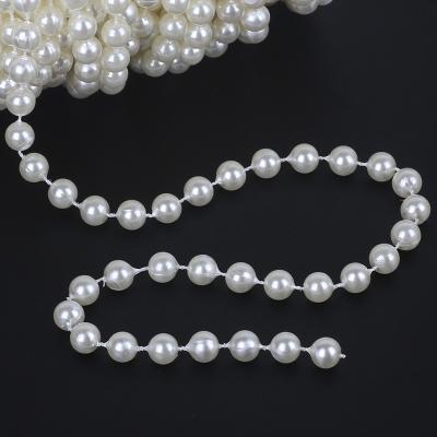 China Wedding Decoration Hot Selling Plastic Pearl Beads Strand For Wedding Decoration for sale