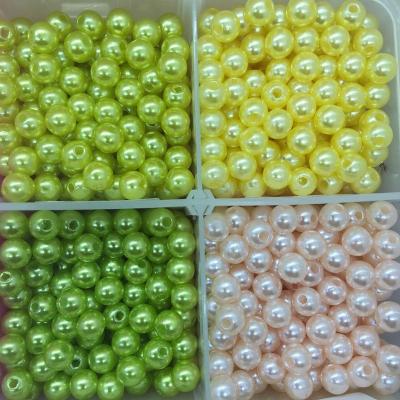 China Garment Accessories Loose Various Color ABS Bead Best Selling Plastic Beads For Garment Accessories ABS Bead Beads for sale