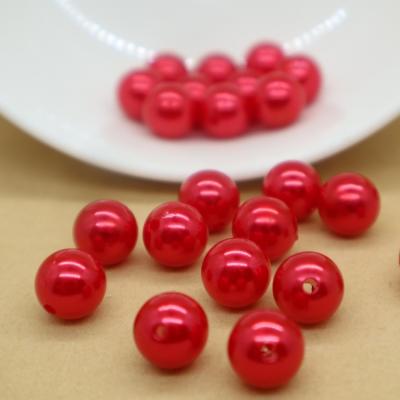 China Hot Sale 8mm Round ABS Plastic Beads Decoration For Decoration for sale