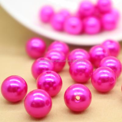 China Decorative Fancy Color AA Multiple Quality Pearl Loose Plastic Beads For Decoration for sale