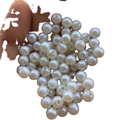 China Garment Accessories 6mm Faux Pearl ABS Best Selling Top Quality Loose Beads For Clothes for sale