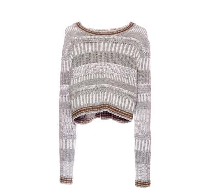 China Waterproof Knitted Sweater For Women Oversized Form Clothing Black Cotton Casual Waterproof OEM Customized Shell for sale