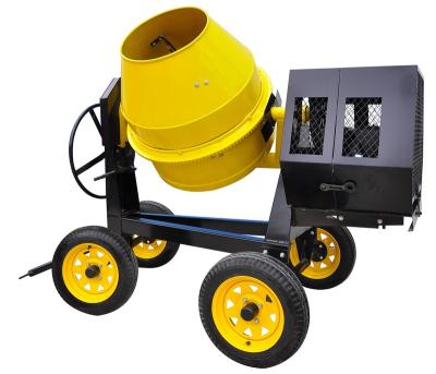 China Pomlea Concrete Mixer 350L/400L/500L/600L/700L Gasoline Diesel Or Electric Powered Professional Building Equipment Four Wheels for sale