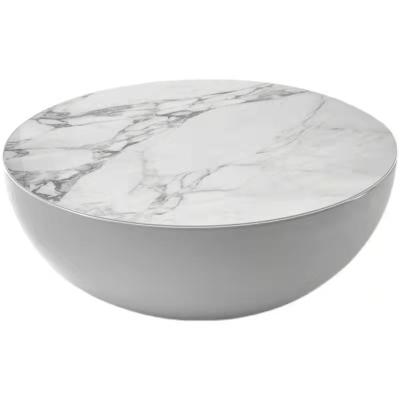 China High Quality Extendable Round Coffee Tables For Living Room Coffee Table Modern Luxury Round Marble Nordic White Coffee Table for sale