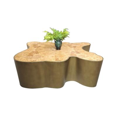 China Newly Style Living Room Best Price Weird Design Tea Table Wholesale Extendable Root Table for sale