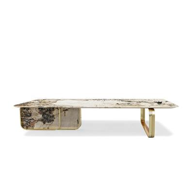 China Fashion Designer Extendable High-end Customization Classic Coffee Table Designs Hotel Coffee Table Luxury Nordic Marble Coffee Tables for sale